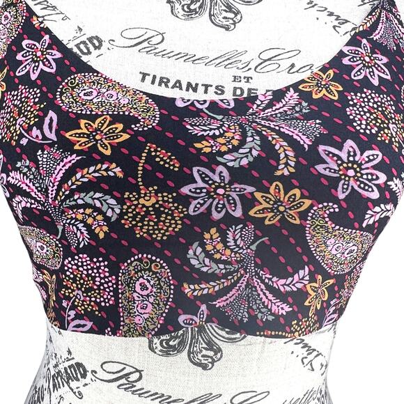 Victoria's Secret (M) Sexy Paisley Floral Unlined Scoop Neck No Wire Bralette - Picture 4 of 10